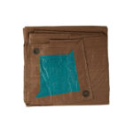 Do it Best Green/Brown Woven 16 x 20 Foot Medium Duty Poly Tarp