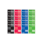 Bazic Memo Books Top Bound Spiral 3 X 5 Inch 4 Pack