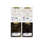 Bazic Low Profile Clip Geometric Clipboard