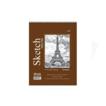 Bazic 6 x 8 Inch Sketch Pad Top Bound Spiral 50 Sheets