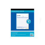 Bazic 8-3/8 x 10-11/16 Inch 2-Part Carbonless Purchase Order Book 50 Sets