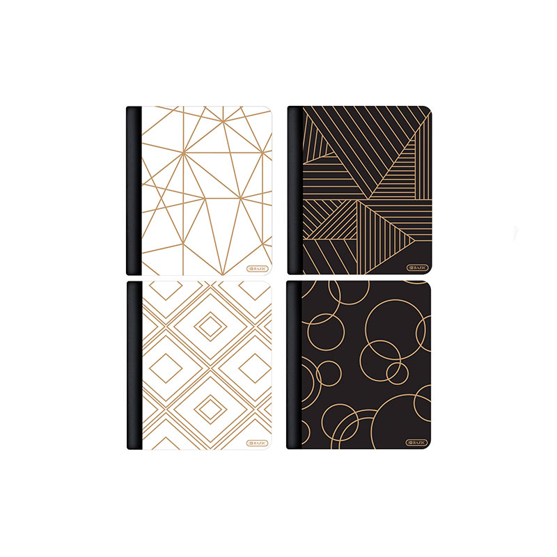 764608054963.jpg Bazic Composition Book Geometric C/R 80 Sheets - Image 1