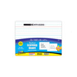 Bazic 9 x 12 Inch Double Sided Dry Erase Lap Board With Marker