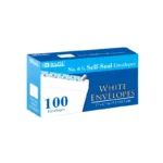 Bazic #6 3/4 Self-Seal White Envelopes 100 Pack