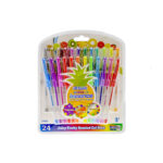 Bazic Essence 24 Scented Glitter Neon Metalllic Color Gel Pen