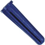 Hillman #8 - #10 x 7/8 In. Blue Conical Plastic Anchor (100 Ct.)