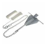 Shoreline Marine #8 Fluke Galvanized Anchor Kit