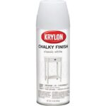 Krylon CHALKY FINISH 12 Oz. Chalk Spray Paint, Classic White