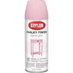 Krylon CHALKY FINISH 12 Oz. Chalk Spray Paint, Bonnet Pink