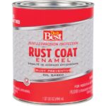 Do it Best Rust Coat Oil-Based Gloss Enamel, Bright Red, 1 Qt.