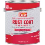 Do it Best Rust Coat Oil-Based Gloss Enamel, Bright Red, 1 Gal.
