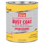 Do it Best Rust Coat Oil-Based Gloss Enamel Bright Yellow 1 Qt.
