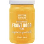 Modern Masters Acrylic Satin Front Door Paint, Happy, 1 Qt.