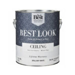 Best Look Interior Latex Matte Flat Ceiling Paint Brilliant White
