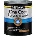 Minwax One Coat 1 Qt. Semi-Gloss Interior Polyurethane