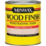 Minwax Wood Finish Simply White Penetrating Stain 1 Quart