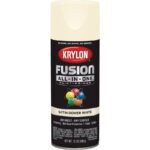 Krylon Fusion All-In-One Satin Spray Paint & Primer, Dover White
