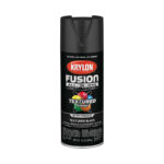 Krylon Fusion All-In-One Textured Spray Paint & Primer Black