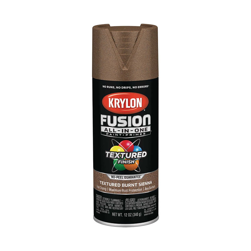772663.jpg Krylon Fusion All-In-One Textured Spray Paint & Primer Burnt Sienna - Image 1
