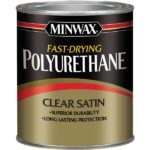 Minwax Satin Fast-Drying Interior Polyurethane, 1 Qt.