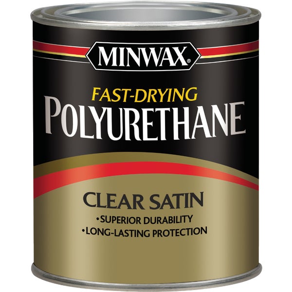 772989.jpg Minwax Satin Fast-Drying Interior Polyurethane, 1 Qt. - Image 1