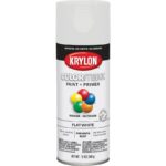 Krylon ColorMaxx 12 Oz. Flat Spray Paint, White