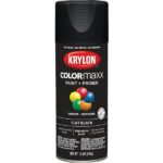 Krylon ColorMaxx 12 Oz. Flat Spray Paint, Black