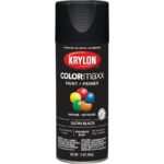 Krylon ColorMaxx12 Oz. Satin Spray Paint, Black