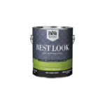 Best Look 1 Gallon High Hiding White 100% Acrylic Latex Paint & Primer In One Semi-Gloss Exterior House Paint