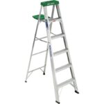 Werner 6 Ft. Aluminum Step Ladder with 225 Lb. Load Capacity