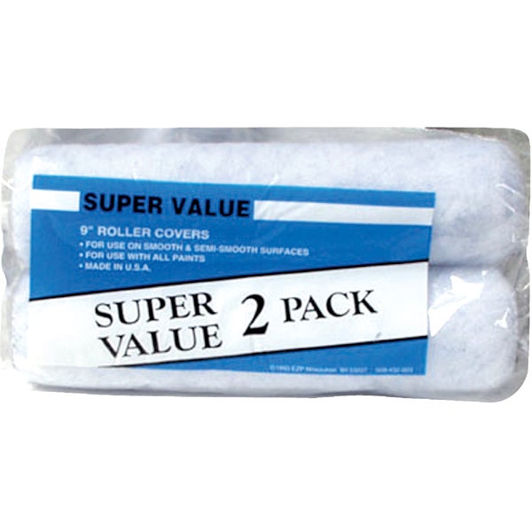 780480.jpg Shur-Line Super Value 9 In. x 3/8 In. Knit Fabric Roller Cover (2-Pack) - Image 1