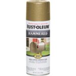 Rust-Oleum Gold Metallic 12 Oz. Hammered Finish Spray Paint