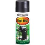 Rust-Oleum Black Satin 12 Oz. High Heat Spray Paint