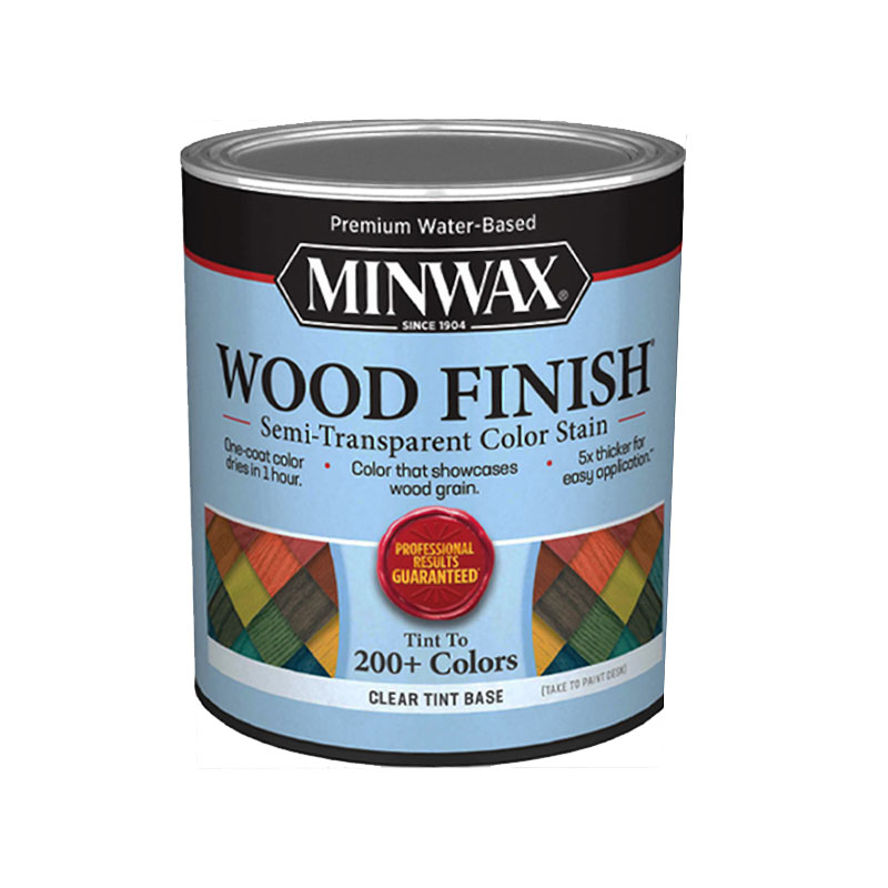 781573.jpg Minwax Wood Finish Water-Based Semi-Transparent Clear Tint Base 1 Quart - Image 1