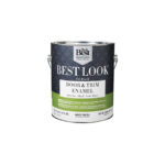 Best Look 1 Gallon White-Pastel Alkyd/Oil Base Semi-Gloss Enamel Interior Wall Paint