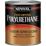 Minwax Semi-Gloss Fast-Drying Interior Polyurethane, 1 Qt.