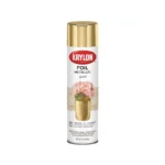 Krylon Premium Foil Metallic Gold Spray Paint 8 Oz.