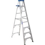 Werner 8 Ft. Aluminum Step Ladder with 250 Lb. Load Capacity