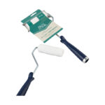 Best Look Premium 4x3/8 Inch Woven Fabric Paint Roller Cover & Frame