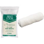 Best Look Premium 4 In. x 3/8 In. Mini Woven Fabric Roller Cover (2-Pack)