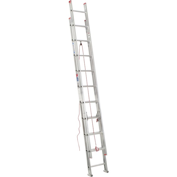 791021.jpg Werner 20 Ft. Aluminum Extension Ladder with 200 Lb. Load Capacity Type III Duty Rating - Image 1