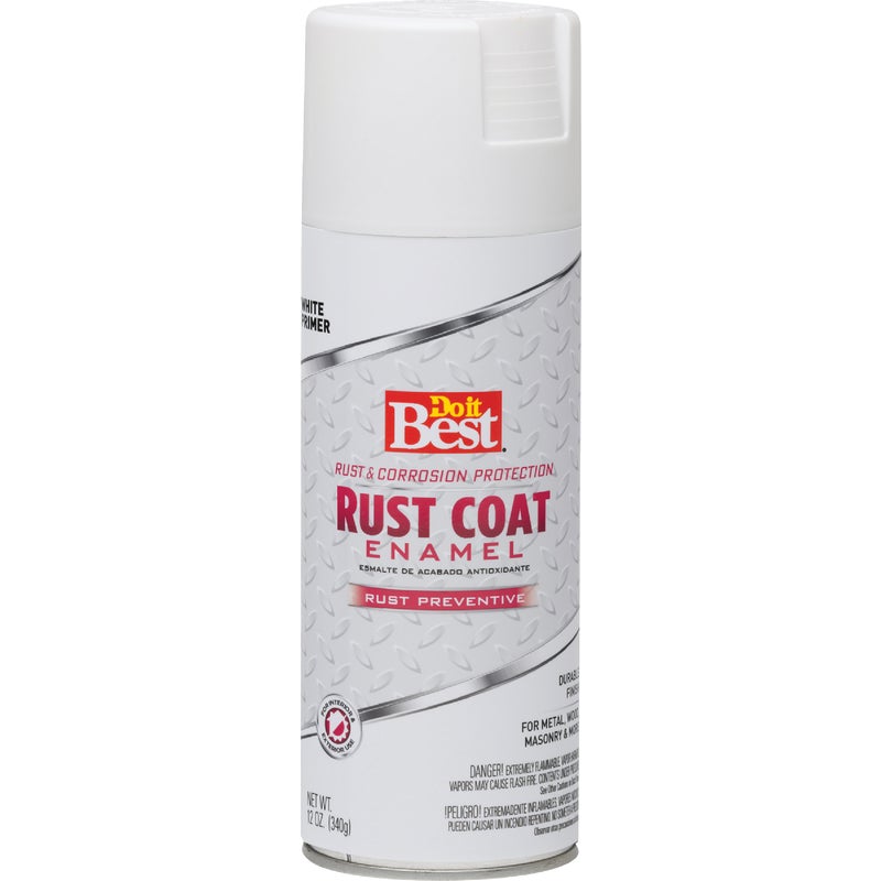 791180.jpg Do It Best 12 oz. White Rust Coat Enamel - Image 1