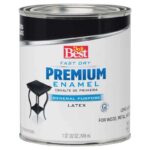 Do it Best Fast Dry Acrylic Latex Gloss Premium Enamel Black 1 Qt.