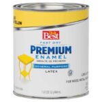 Do it Best Fast Dry Acrylic Latex Gloss Premium Enamel Sun Yellow 1 Qt.