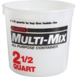 Leaktite 2.5 Qt. White Multi-Mix All Purpose Mixing And Storage Container