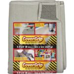 CoverGrip 3.5 Ft. x 4 Ft. 8 Oz. Non-Slip Safety Drop Cloth