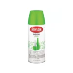 Krylon Neon Spray Paint Green 12 Oz.