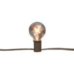 Gerson 5W Clear Candelabra Base G40 Incandescent Patio Set Light Bulb (2-Pack)