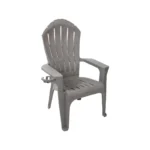 Adams Big Easy Adirondack Chair Gray Resin