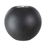 Lumineo Black GRC Round Ball Fountain